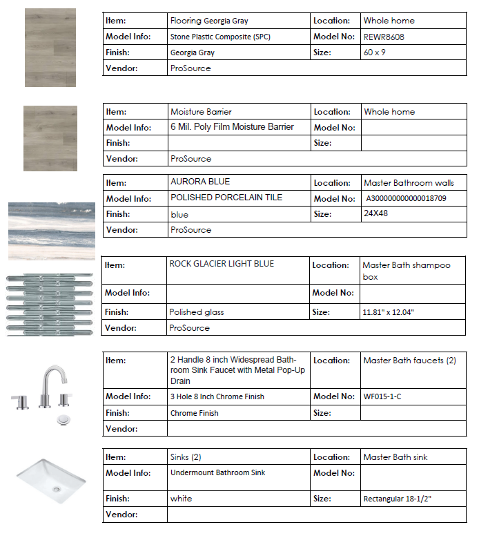 Spec Sheet